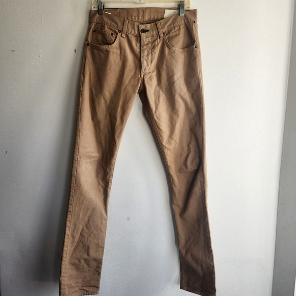 Rag & Bone Standard Issue Fit 2 Men Tan Slim Leg Jeans Pants size 30x30 - Picture 1 of 9